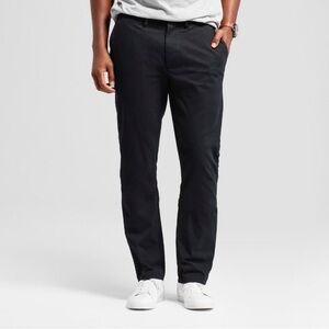 Men’s Every Wear Athletic‑Fit Chino Pants – Goodfellow & Co™ Black, 30×32
